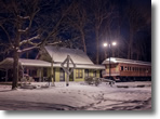 Wantagh Train Museum in Winter, Photo by Bob Shaw
