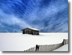 Jones Beach Snack Shack in Winter, Photo by David Lepelstat