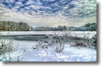 Mill Pond in Winter, Wantagh, Photo by David Lepelstat