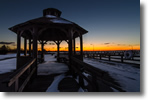 Wantagh Gazebo in Winter, Photo by Andrew Cattani