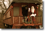 Solo Santa at the Wantagh Museum, Photo by Debbie Pinciotto