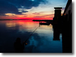 Fishermen at Sunset at the 3rd Bridge, Wantagh - Photo by Sean Fitzthum