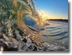 Surf and Sunset at Jones Beach, Wantagh, Long Island -  Photo by William McCabe