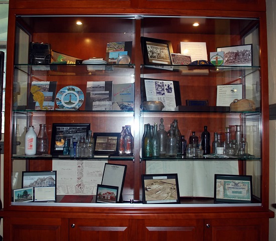 Display Case inside the Wantagh Museum